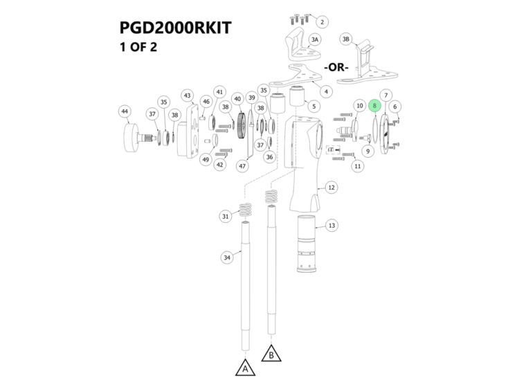 PGD2000RKIT Upper Diagram