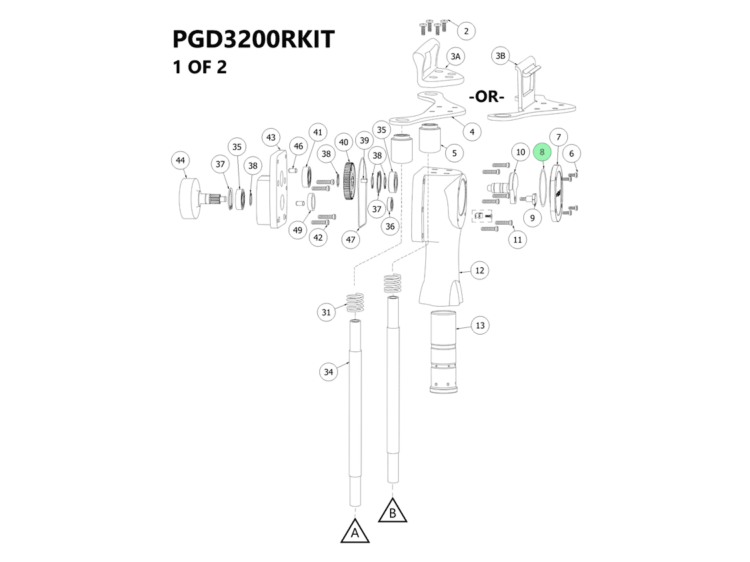 PGD3200RKIT Lower Diagram
