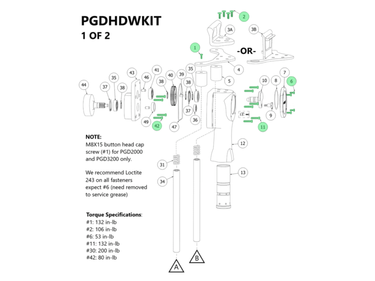 PGDHDWKIT Upper Diagram
